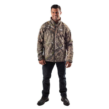 Sahara Men's Heated Hunting Jacket - Mossy Oak Camo