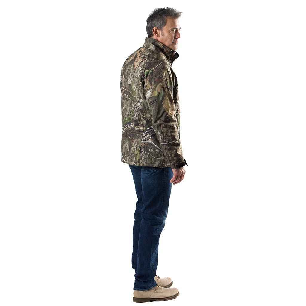 Sahara Men's Heated Hunting Jacket - Mossy Oak Camo