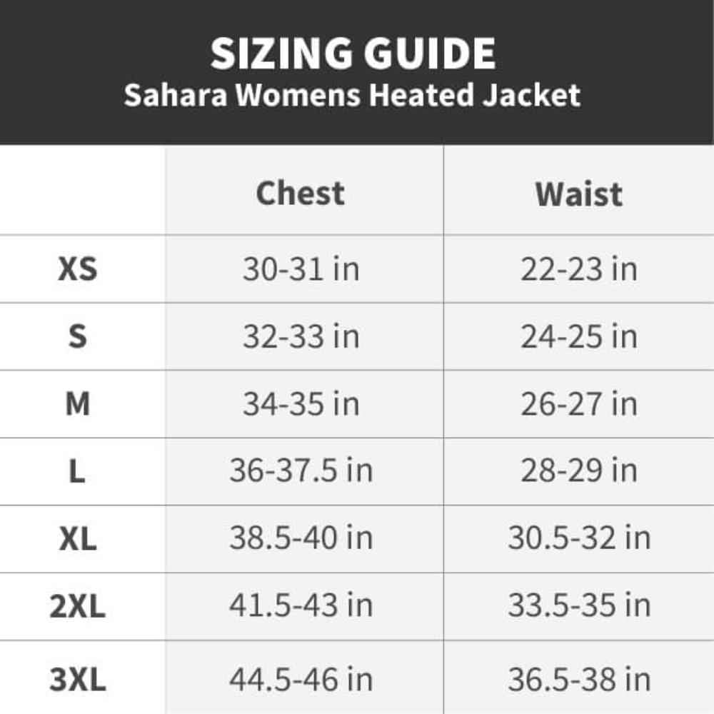 Sahara Womens Heated Jacket