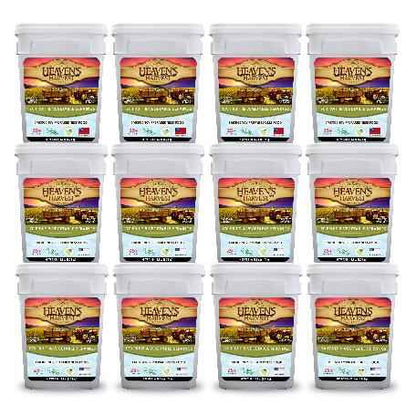 Fruit & Vegetable Bucket - 1 Person 1 Month - 170 servings - Emergency Survival Food Kit