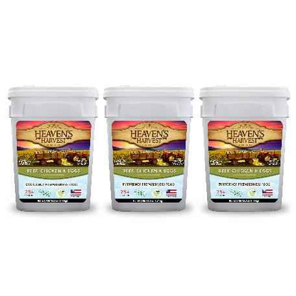 Protein Booster Bucket - 3 Pack - Emergency Survival Food Kit