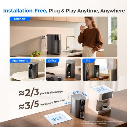 Waterdrop C1H Instant Hot Water  Reverse Osmosis System