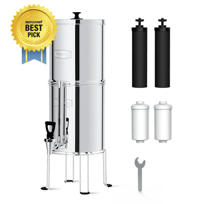 Waterdrop 2.25-gallon King Tank Gravity Water Filter System, With Stand