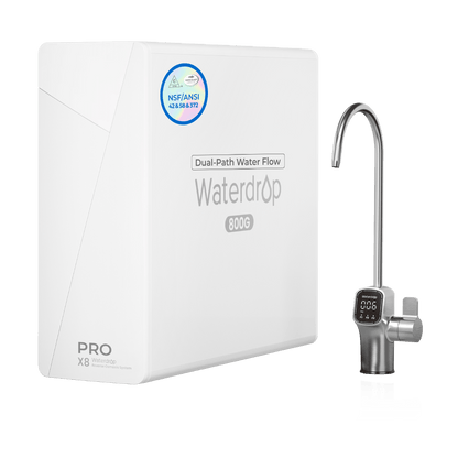 Waterdrop X Series Dual Flow Reverse Osmosis System, X8-PRO