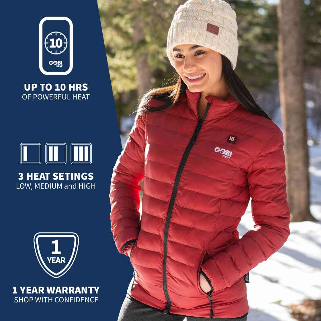 Wolf Womens Heated Jacket